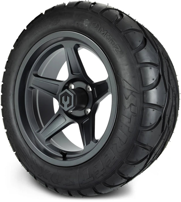 MODZ 14" Drift Gunmetal Wheels & Street Tires Combo