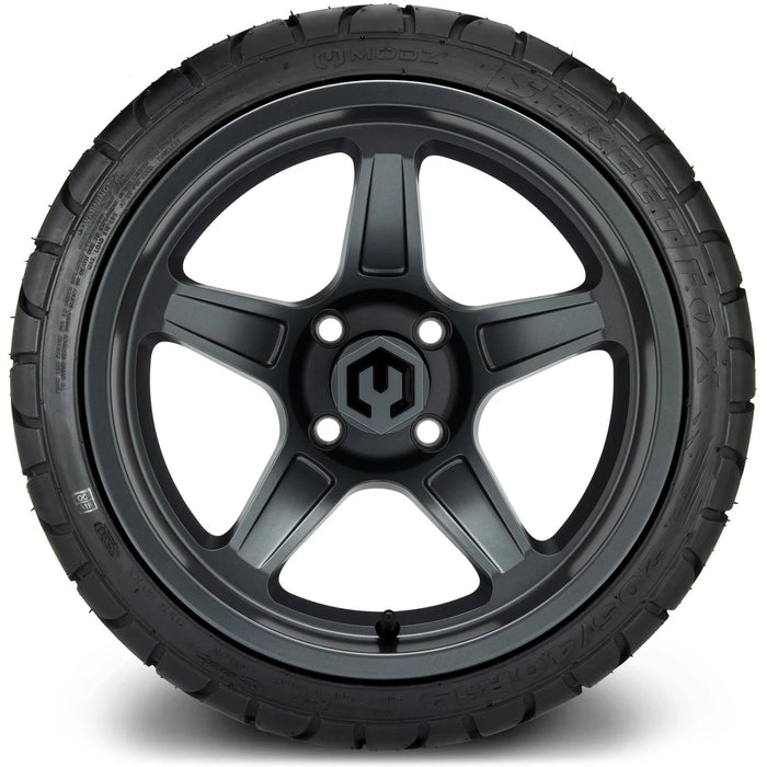 MODZ 14" Drift Gunmetal Wheels & Street Tires Combo