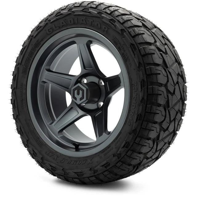 MODZ 14" Drift Gunmetal Wheels & Off-Road Tires Combo