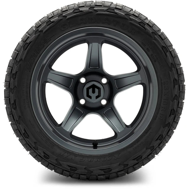 MODZ 14" Drift Gunmetal Wheels & Off-Road Tires Combo