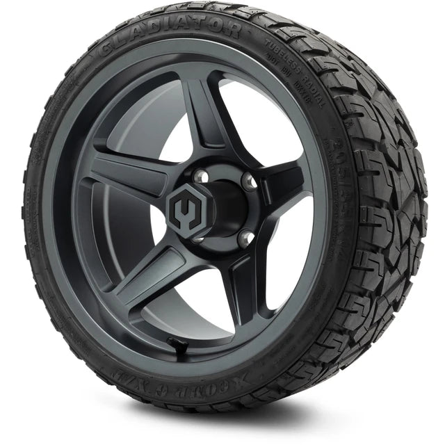 MODZ 14" Drift Gunmetal Wheels & Off-Road Tires Combo