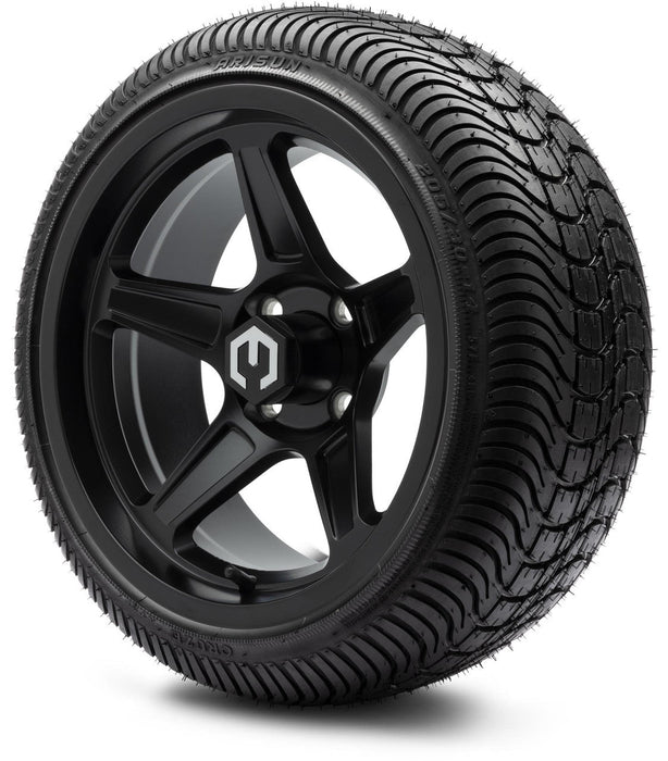 MODZ 14' Drift Matte Black - Tire and Wheel Combo