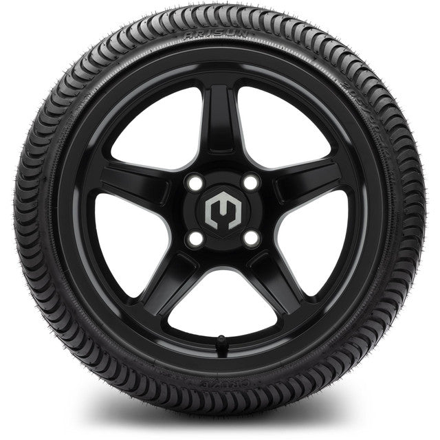 MODZ 14' Drift Matte Black - Tire and Wheel Combo