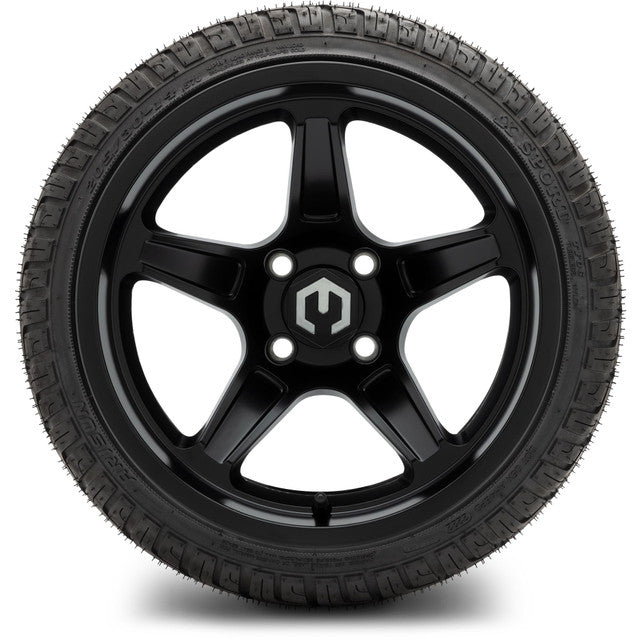 MODZ 14' Drift Matte Black - Tire and Wheel Combo