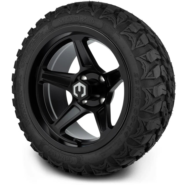 MODZ 14" Drift Matte Black Wheels & Off-Road Tires Combo