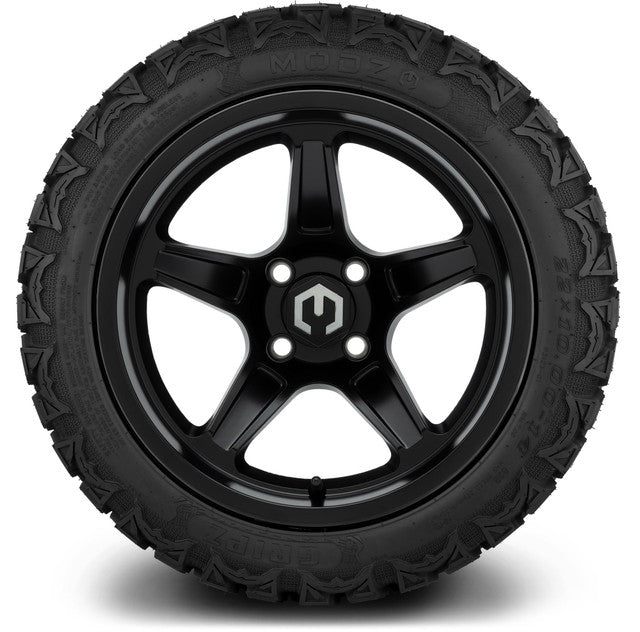 MODZ 14' Drift Matte Black - Tire and Wheel Combo