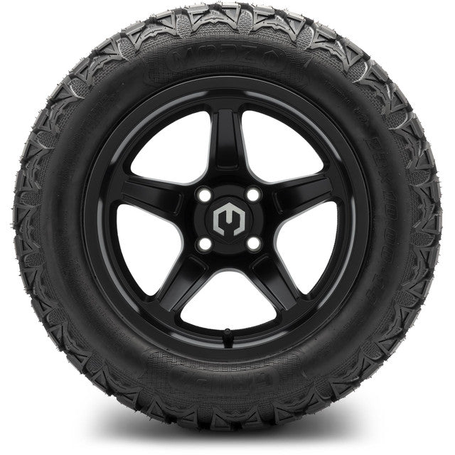 MODZ 14' Drift Matte Black - Tire and Wheel Combo