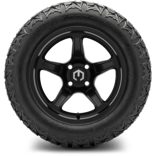 MODZ 14" Drift Matte Black Wheels & Off-Road Tires Combo