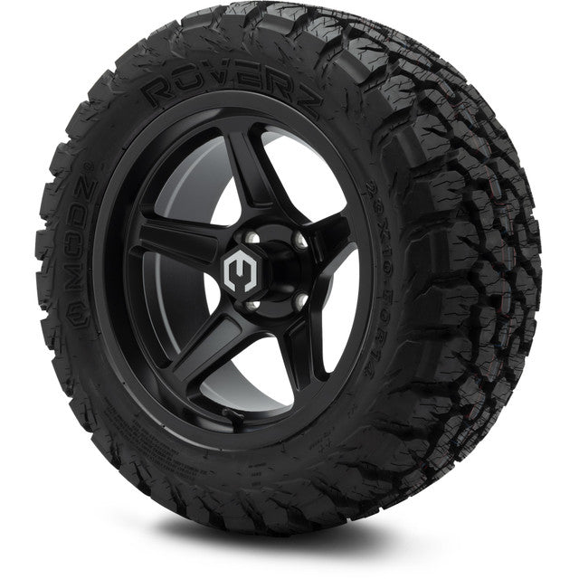 MODZ 14' Drift Matte Black - Tire and Wheel Combo