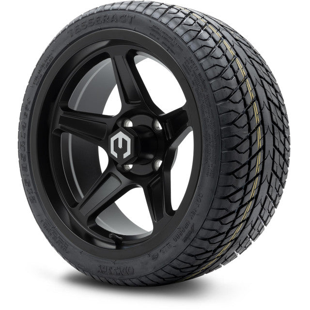 MODZ 14' Drift Matte Black - Tire and Wheel Combo
