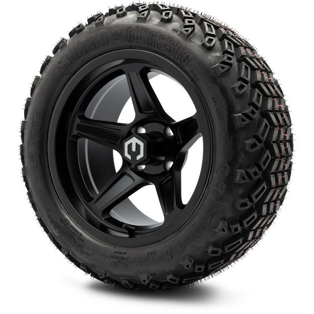 MODZ 14' Drift Matte Black - Tire and Wheel Combo