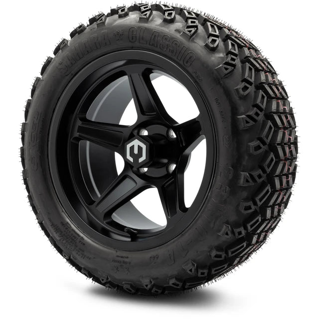 MODZ 14" Drift Matte Black Wheels & Off-Road Tires Combo