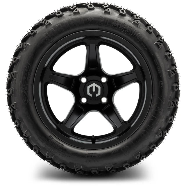 MODZ 14" Drift Matte Black Wheels & Off-Road Tires Combo