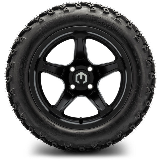 MODZ 14' Drift Matte Black - Tire and Wheel Combo