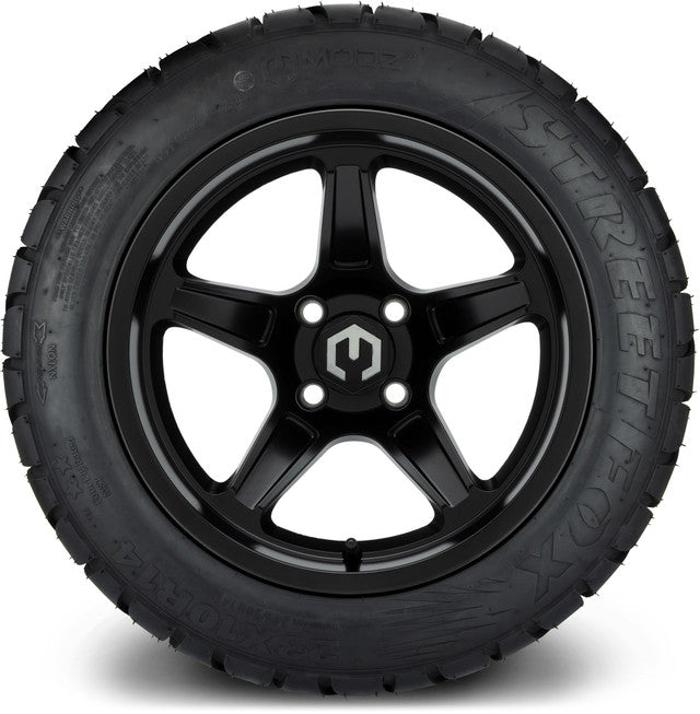 MODZ 14' Drift Matte Black - Tire and Wheel Combo