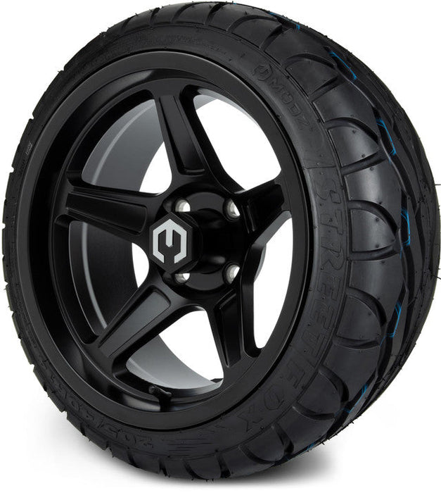 MODZ 14' Drift Matte Black - Tire and Wheel Combo