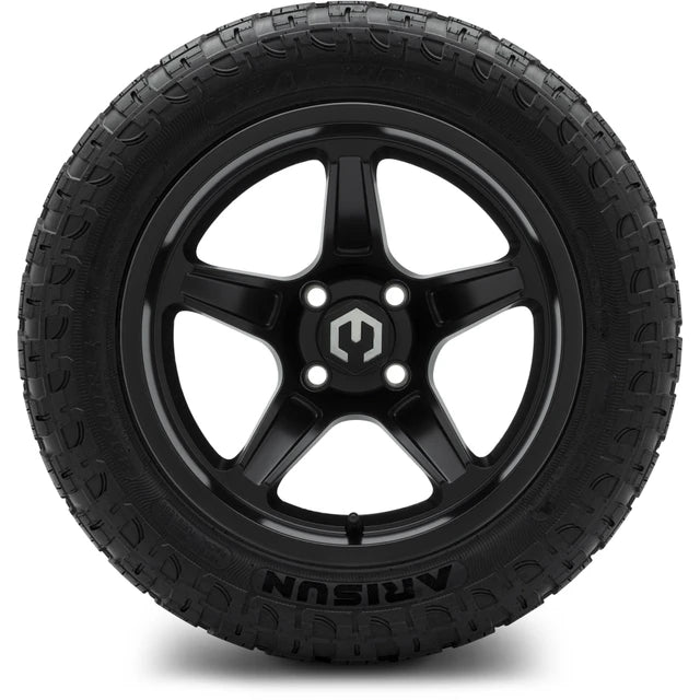 MODZ 14" Drift Matte Black Wheels & Off-Road Tires Combo