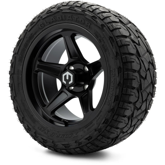 MODZ 14" Drift Matte Black Wheels & Off-Road Tires Combo