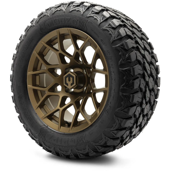 MODZ 14" Blitz Matte Bronze Wheels & Off-Road Tires Combo