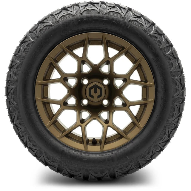 MODZ 14" Blitz Matte Bronze Wheels & Off-Road Tires Combo