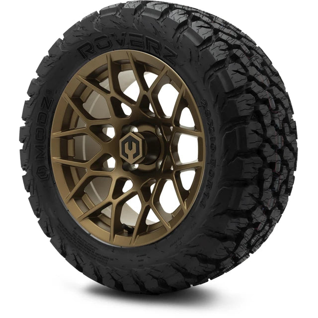 MODZ 14" Blitz Matte Bronze Wheels & Off-Road Tires Combo