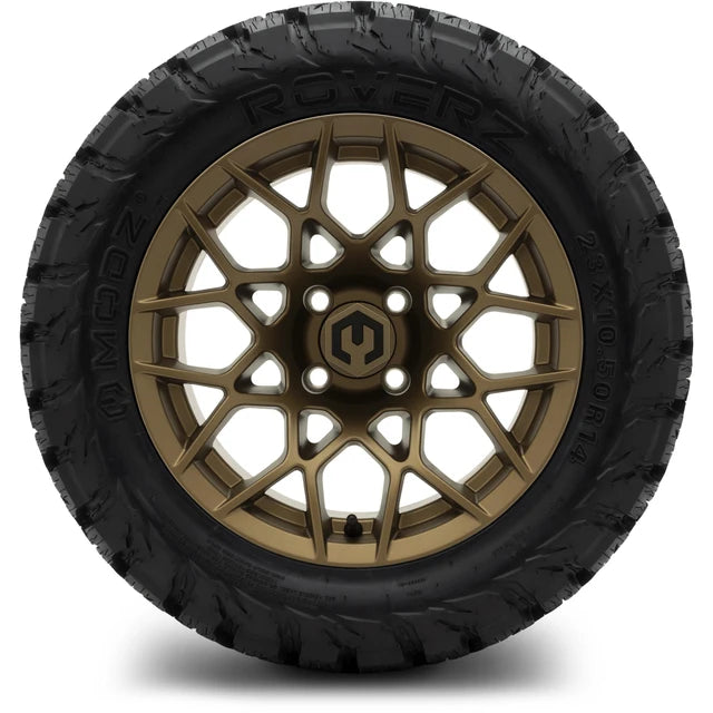 MODZ 14" Blitz Matte Bronze Wheels & Off-Road Tires Combo