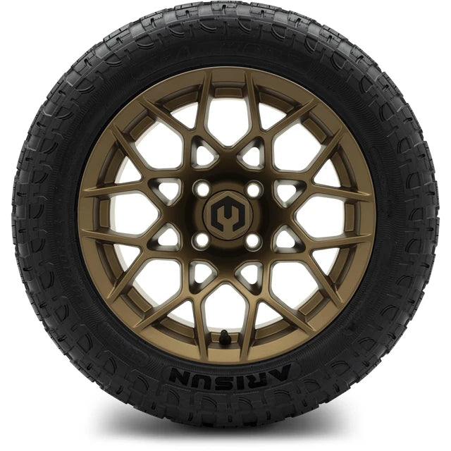 MODZ 14" Blitz Matte Bronze Wheels & Off-Road Tires Combo