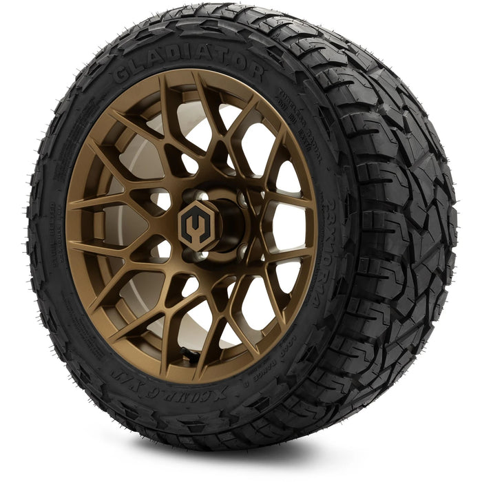 MODZ 14" Blitz Matte Bronze Wheels & Off-Road Tires Combo