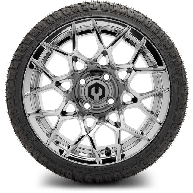 MODZ 14' Blitz Chrome - Tire and Wheel Combo