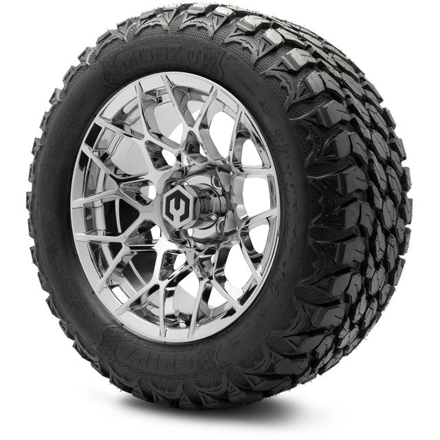 MODZ 14' Blitz Chrome - Tire and Wheel Combo