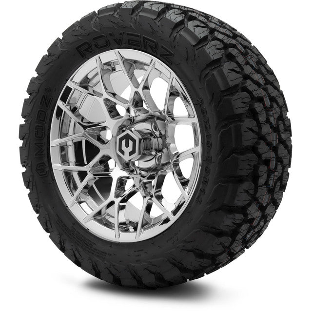 MODZ 14' Blitz Chrome - Tire and Wheel Combo