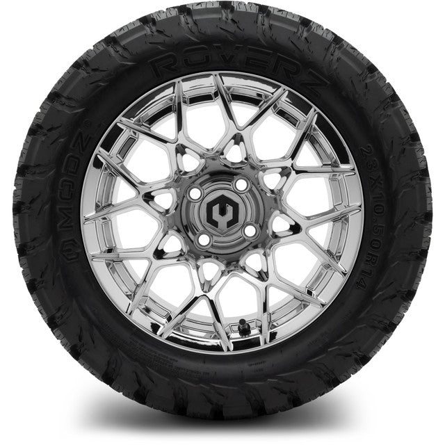 MODZ 14' Blitz Chrome - Tire and Wheel Combo