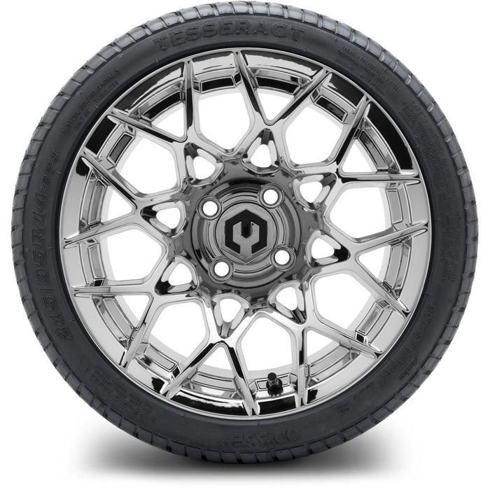MODZ 14' Blitz Chrome - Tire and Wheel Combo