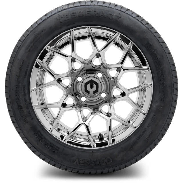 MODZ 14" Blitz Chrome Wheels & Street Tires Combo