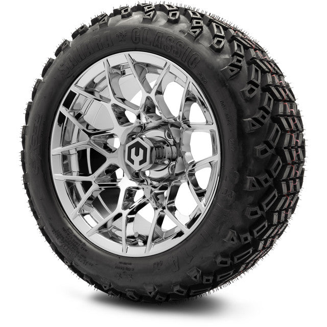 MODZ 14' Blitz Chrome - Tire and Wheel Combo