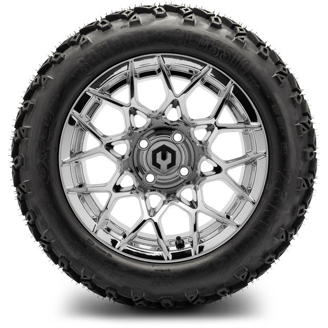 MODZ 14' Blitz Chrome - Tire and Wheel Combo