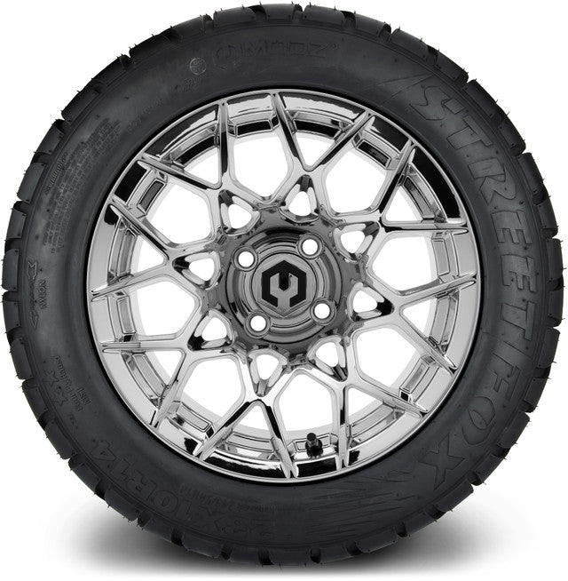 MODZ 14' Blitz Chrome - Tire and Wheel Combo