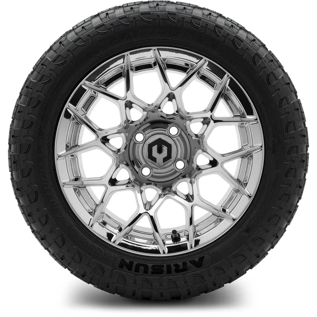 MODZ 14" Blitz Chrome Wheels & Off-Road Tires Combo