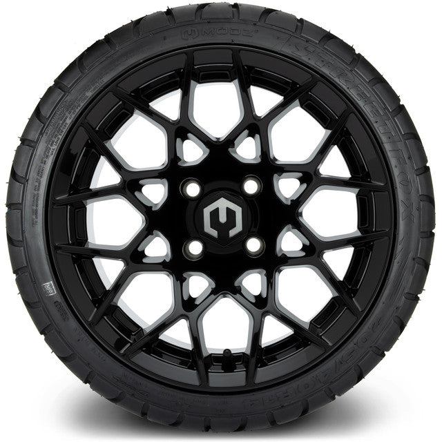 MODZ 14'  Blitz Glossy Black - Tire and Wheel Combo