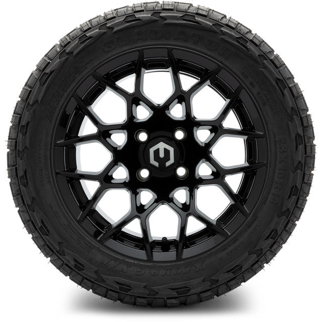 MODZ 14'  Blitz Glossy Black - Tire and Wheel Combo