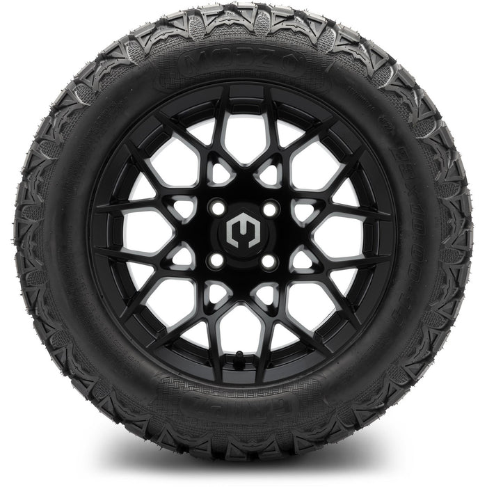 MODZ 14" Blitz Matte Black Wheels & Off-Road Tires Combo