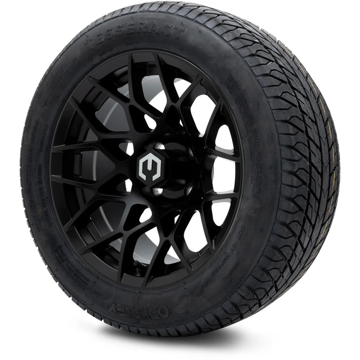 MODZ 14" Blitz Matte Black Wheels & Street Tires Combo