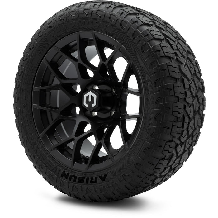 MODZ 14" Blitz Matte Black Wheels & Off-Road Tires Combo