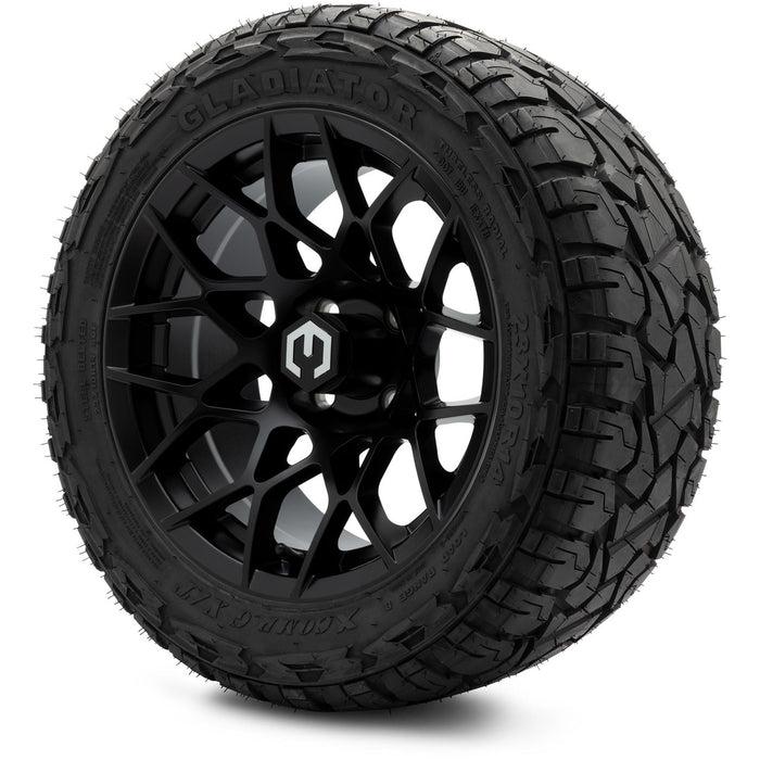 MODZ 14" Blitz Matte Black Wheels & Off-Road Tires Combo