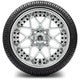 MODZ® 14" Formula Chrome Wheels & Street Tires Combo