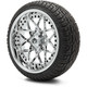 MODZ® 14" Formula Chrome Wheels & Street Tires Combo