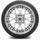 MODZ® 14" Formula Chrome Wheels & Street Tires Combo