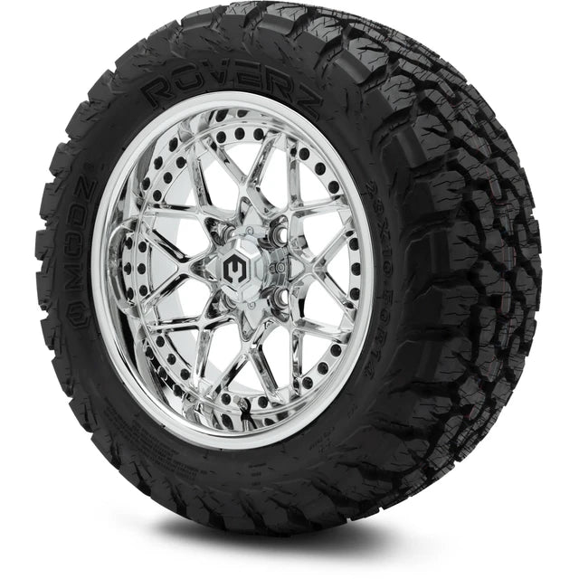 MODZ 14" Formula Chrome Wheels & Off-Road Tires Combo
