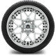MODZ® 14" Formula Chrome Wheels & Street Tires Combo