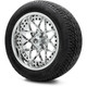 MODZ® 14" Formula Chrome Wheels & Street Tires Combo